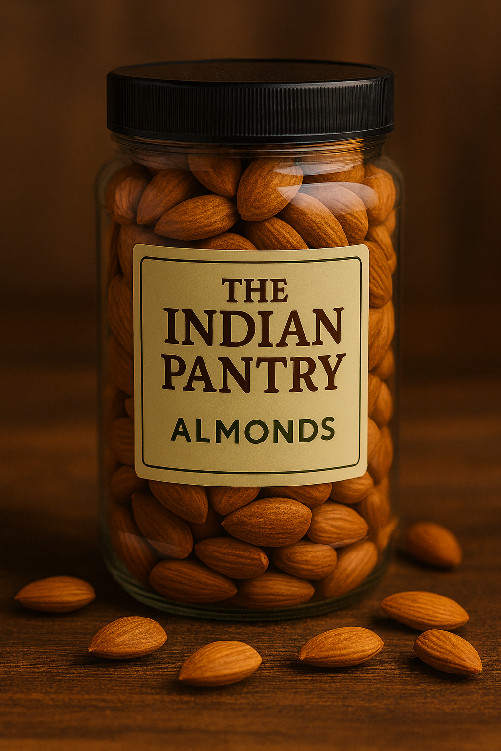 The Indian Pantry - Premium California Almonds(Whole) - 500g