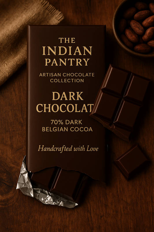 The Indian Pantry – 70% Dark Belgian Chocolate (Handcrafted | 100g)
